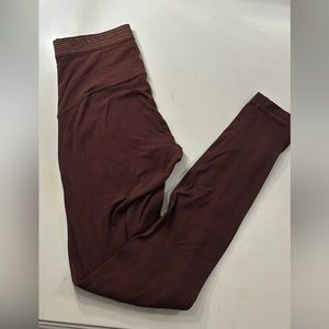Maroon lulu leggings